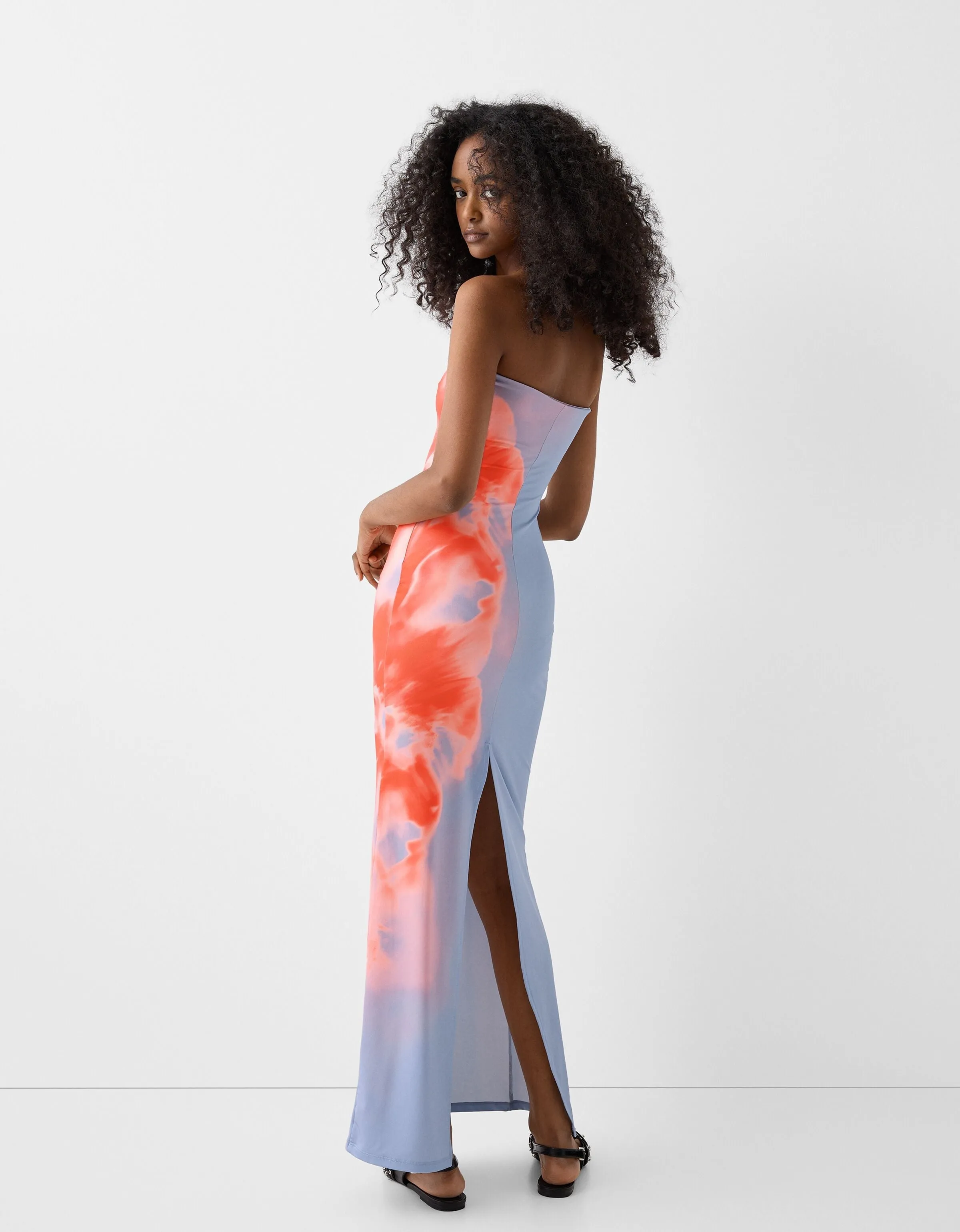 Sculpted Silhouette Midi Dress