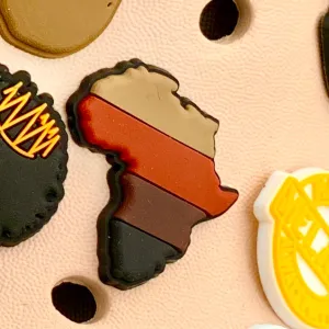 SHOE CHARMS - BROWN AFRICA