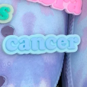 SHOE CHARMS - WRITTEN CANCER