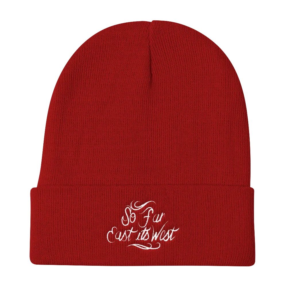 So Far East It's West Knit Beanie