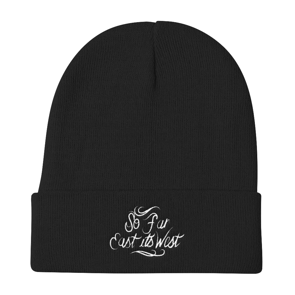 So Far East It's West Knit Beanie