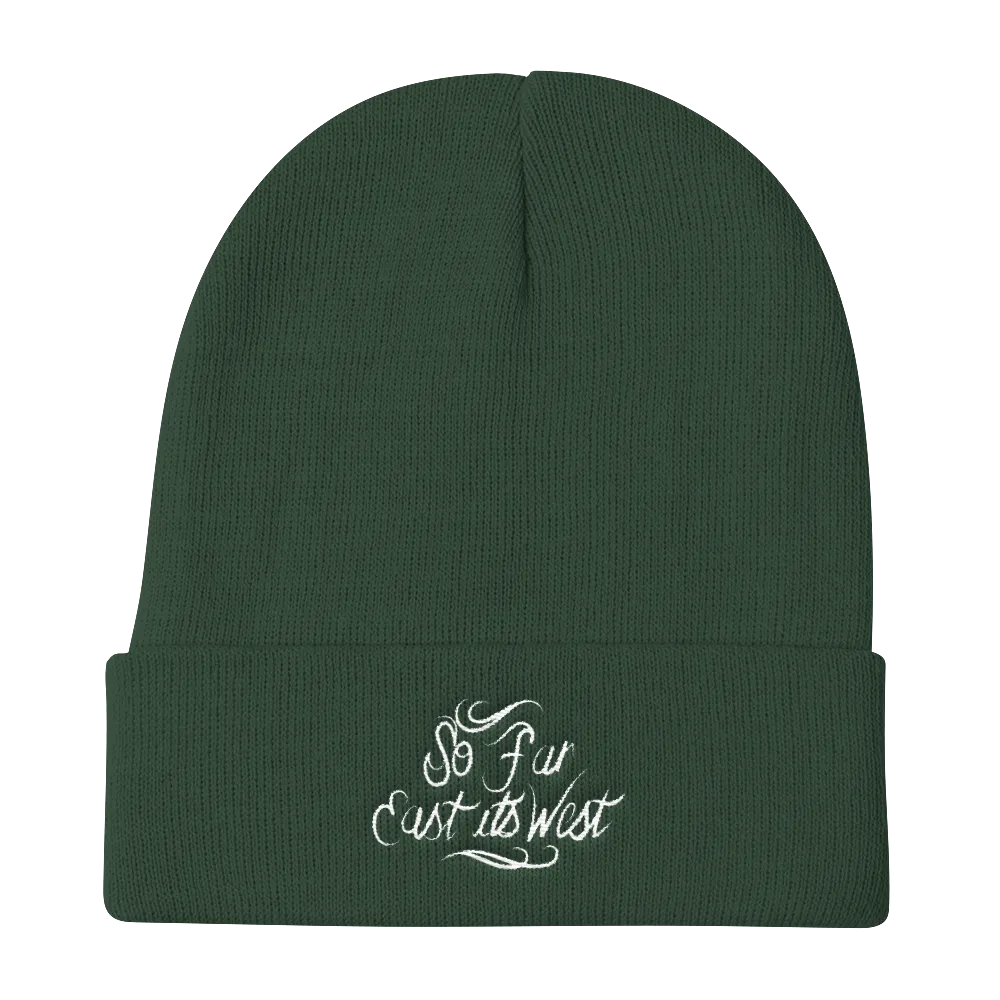 So Far East It's West Knit Beanie