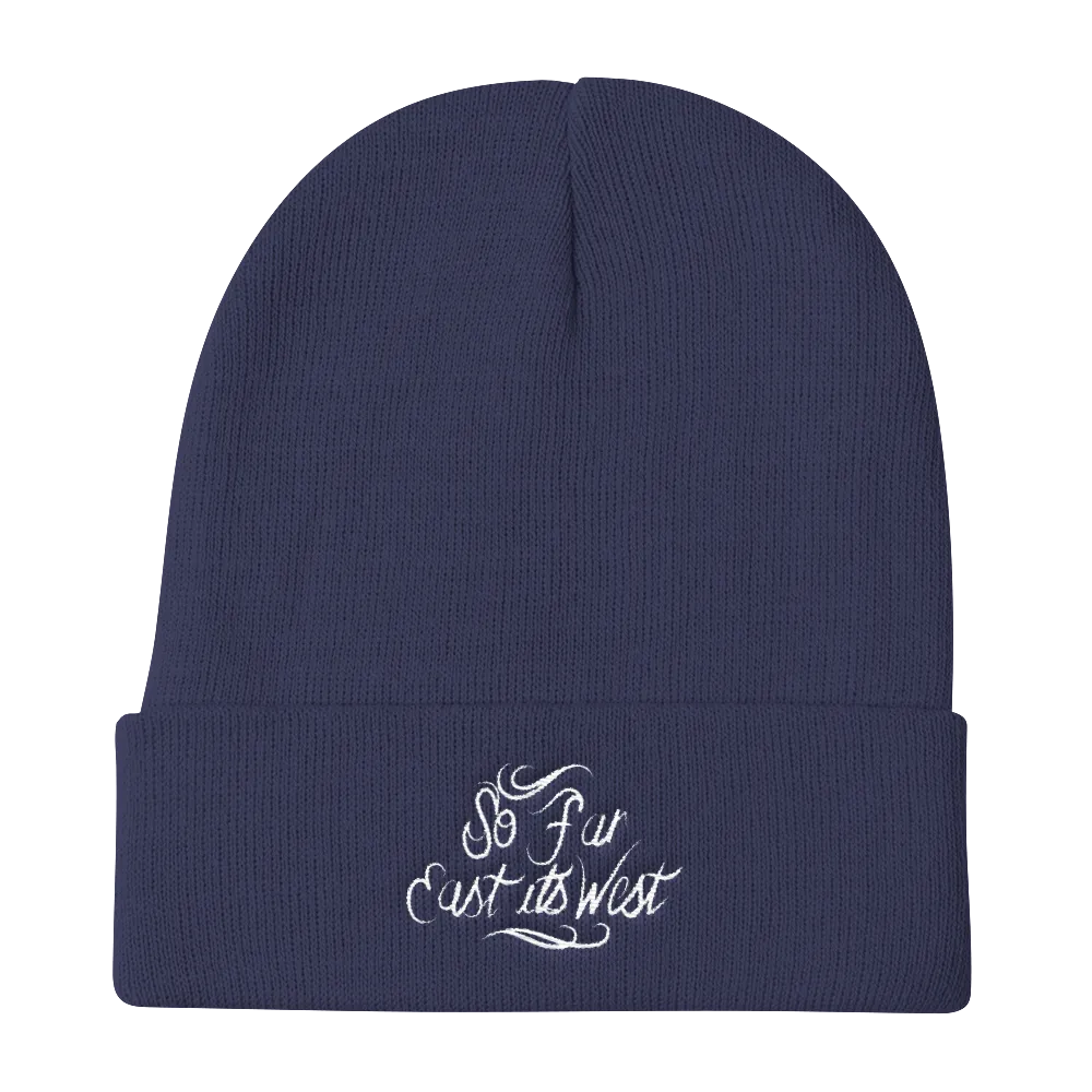 So Far East It's West Knit Beanie