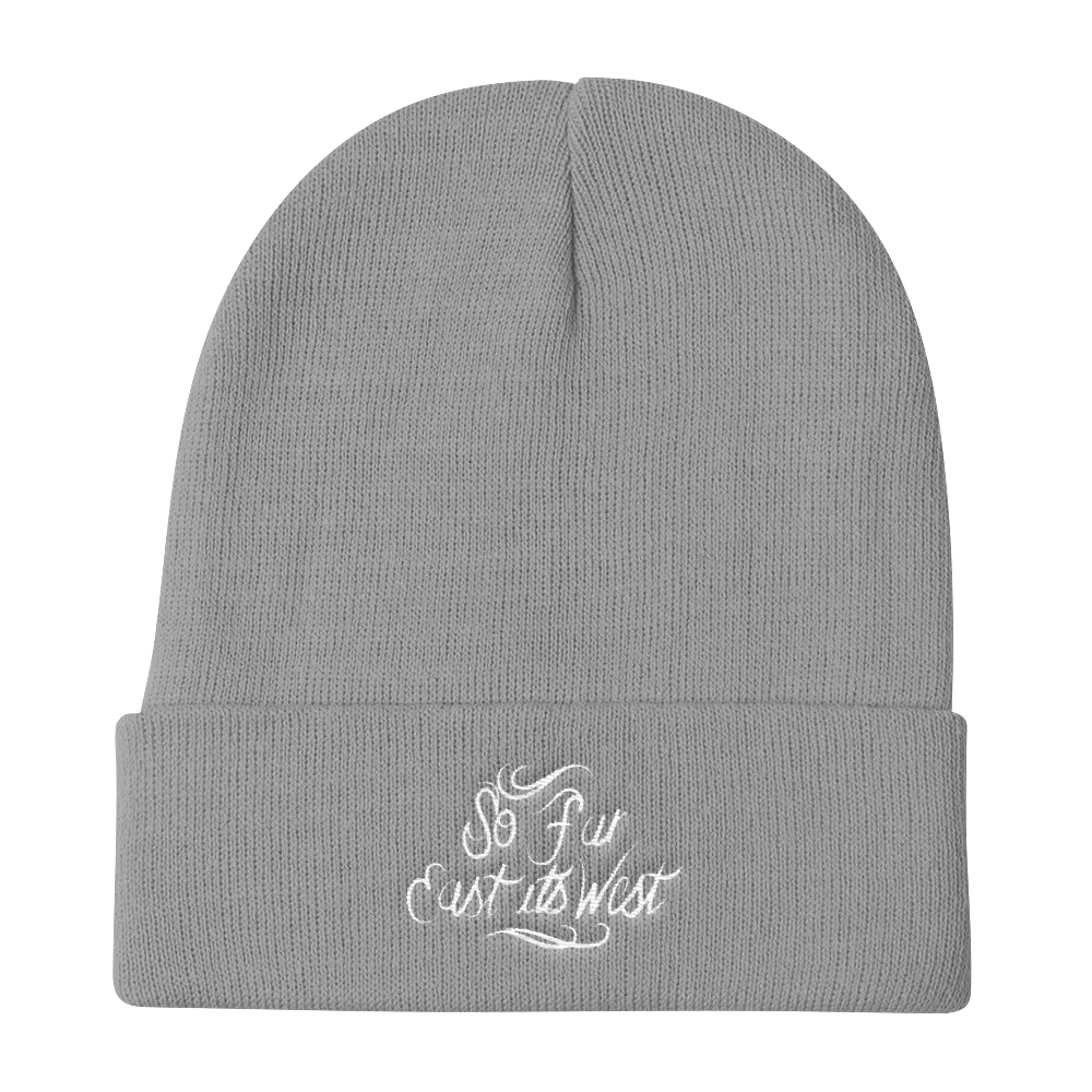 So Far East It's West Knit Beanie