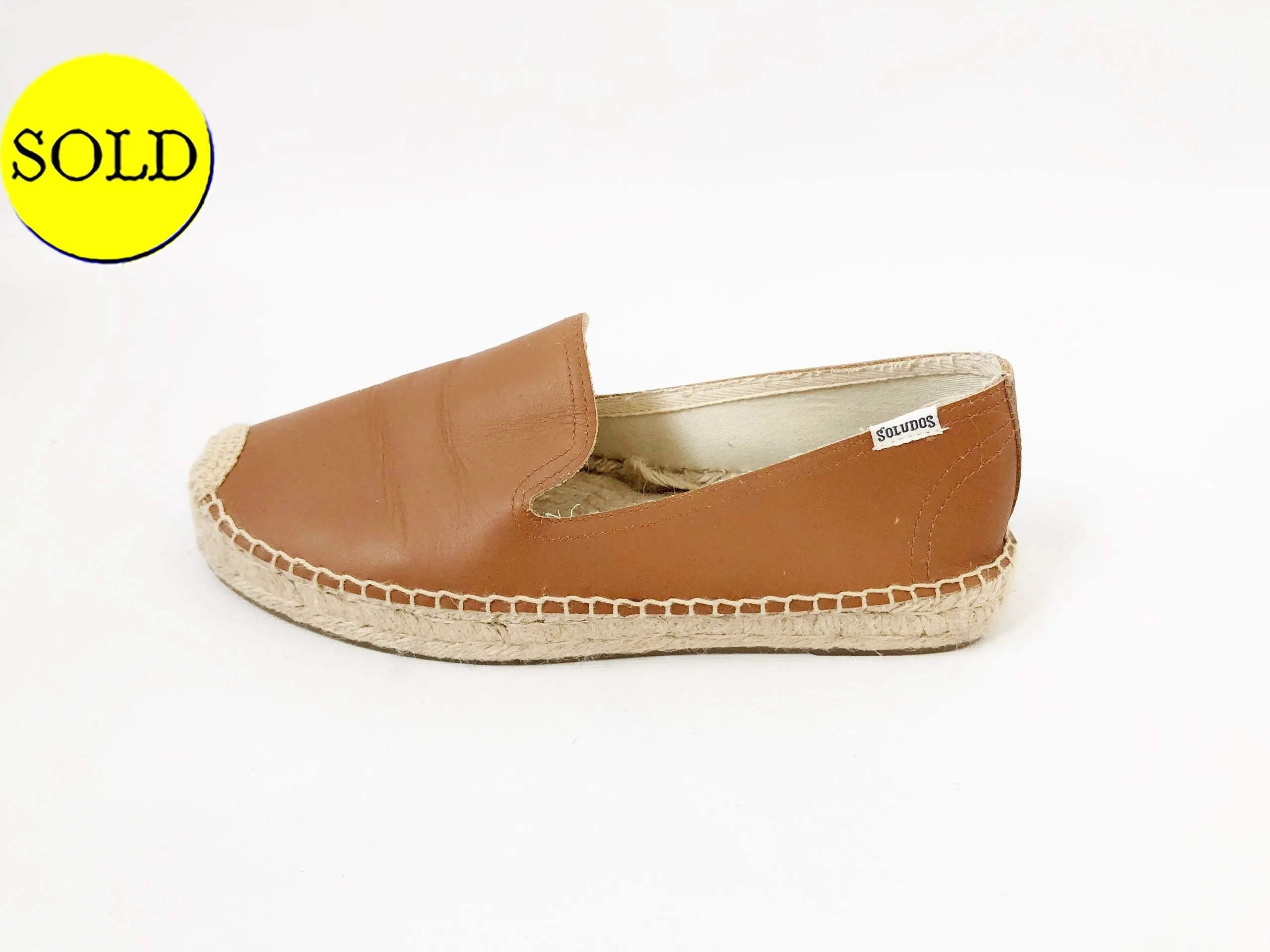 Soludos Leather Espadrille Size 8