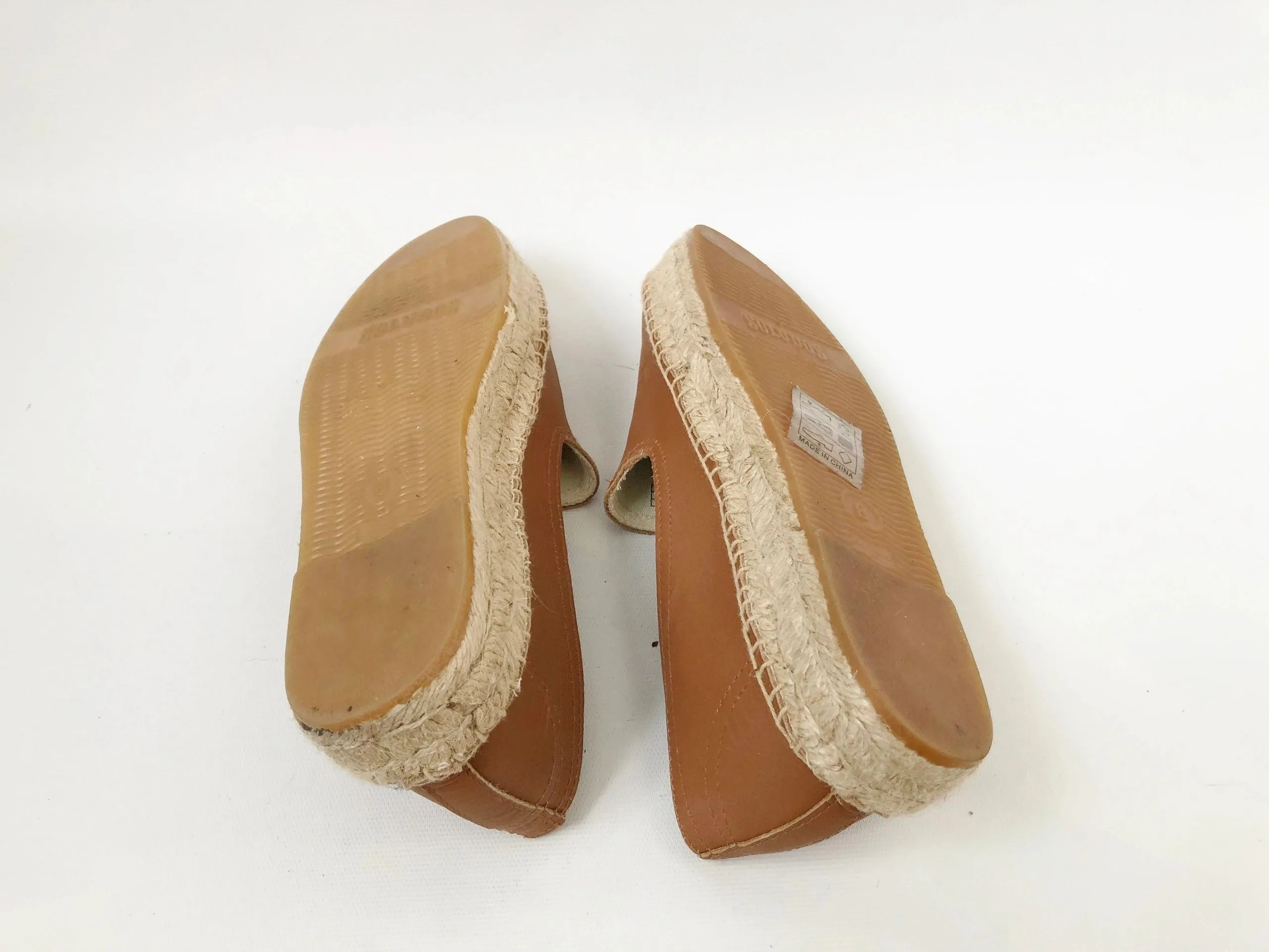 Soludos Leather Espadrille Size 8