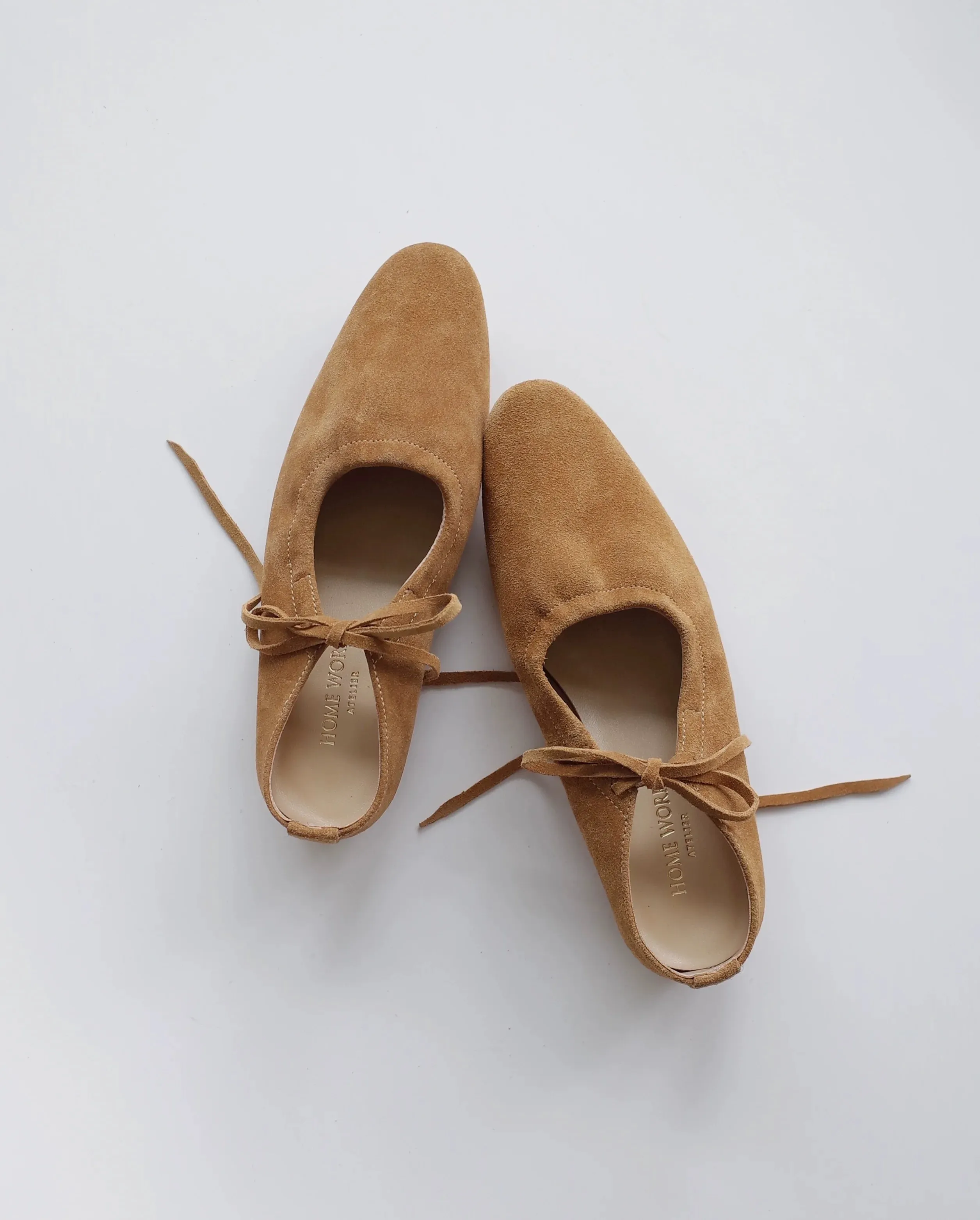 Suede Ballet Flats