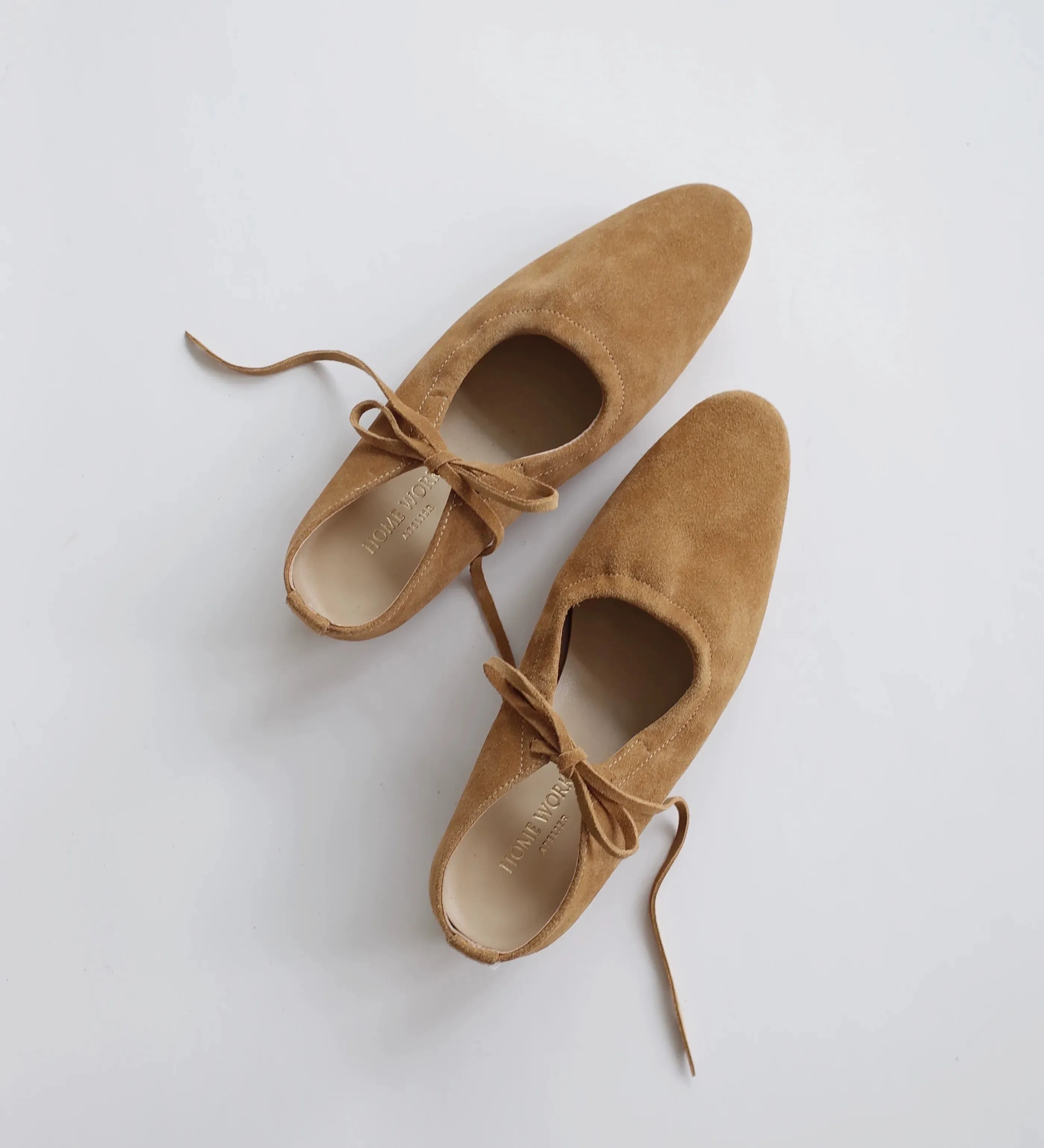 Suede Ballet Flats