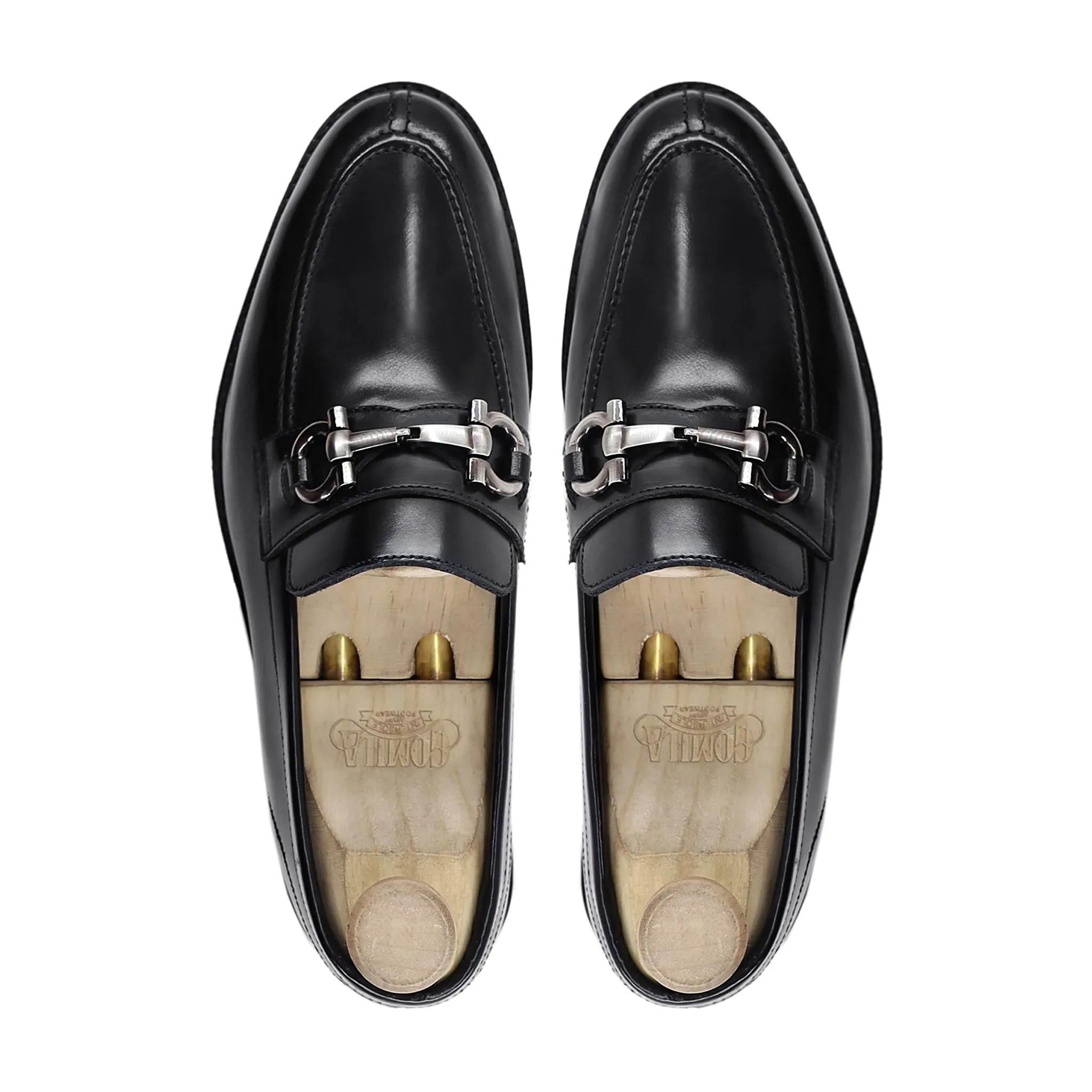 Suffolk - Black Box Leather High Shine Loafer