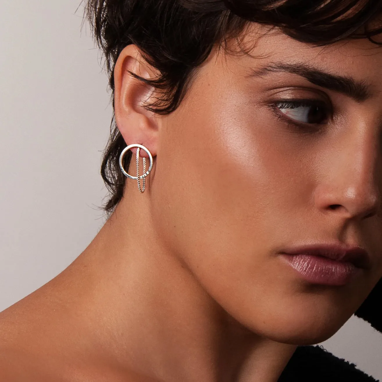 SUNDIAL EARRING