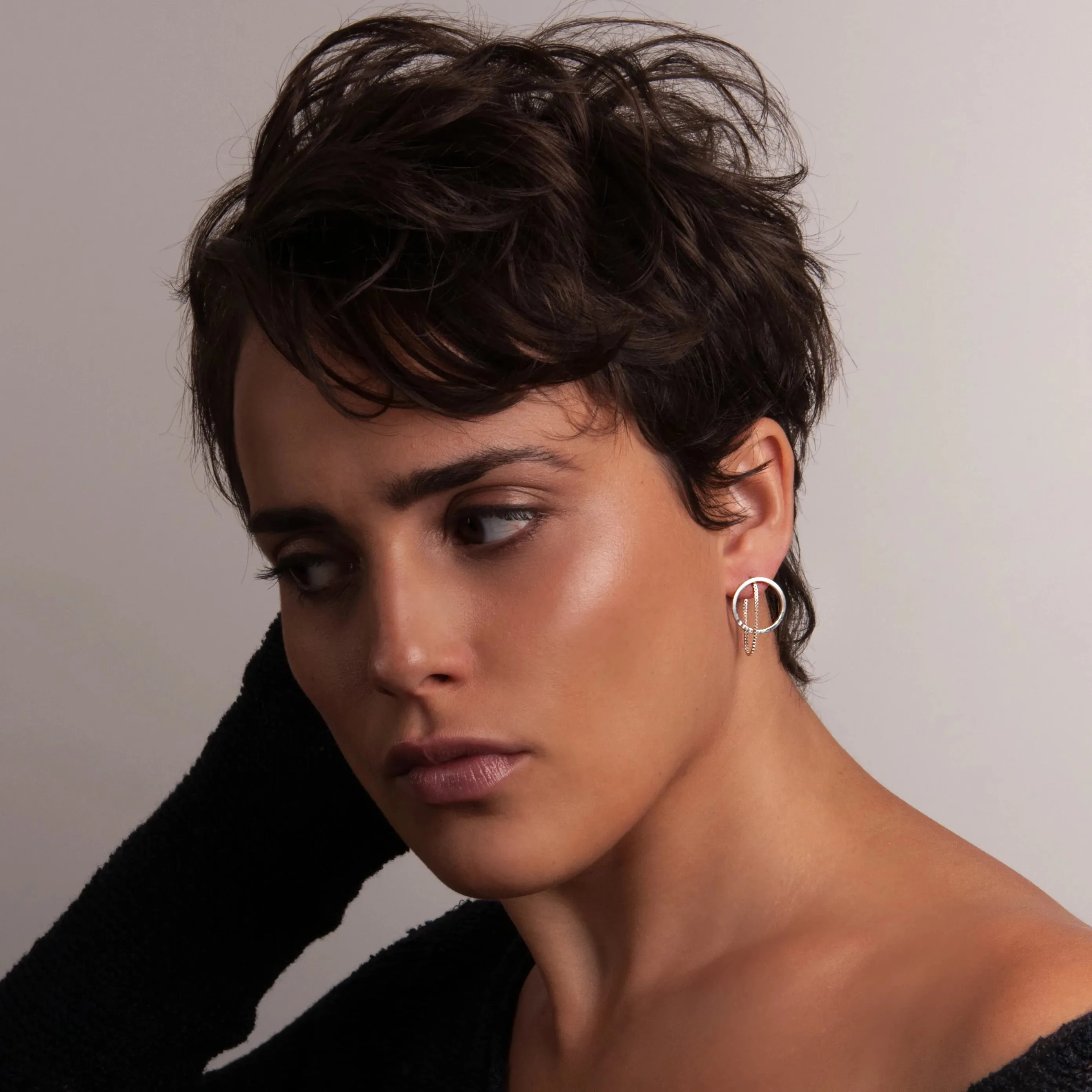 SUNDIAL EARRING