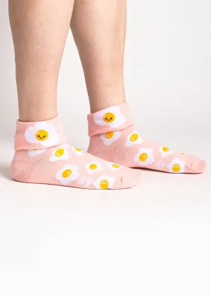 Sunny Side Up Cuff Ankle Socks