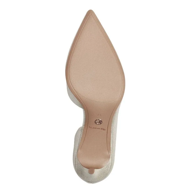 Tamaris Womens Beige Court Shoe 1-22456-44