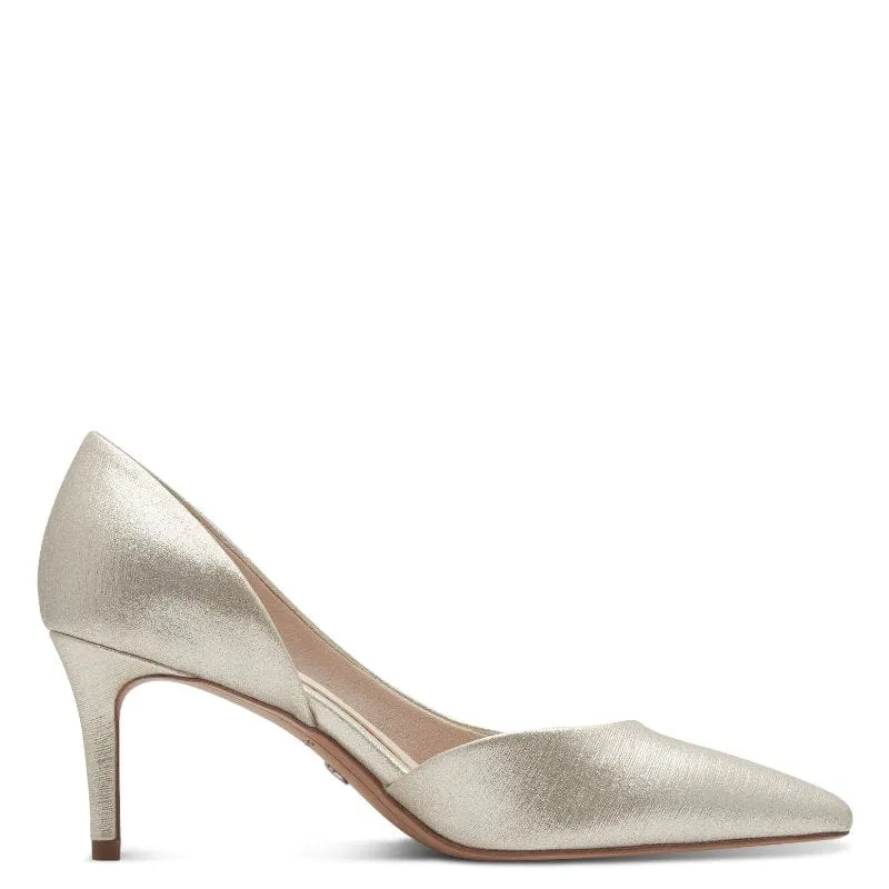 Tamaris Womens Beige Court Shoe 1-22456-44