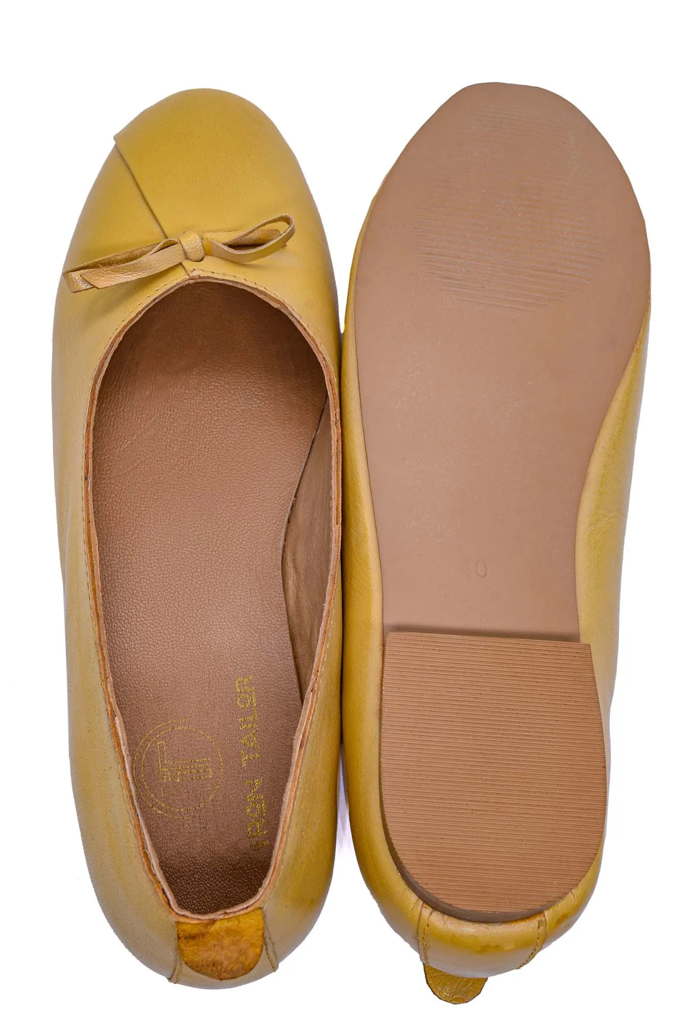 Tan Leather Loafer With Lace