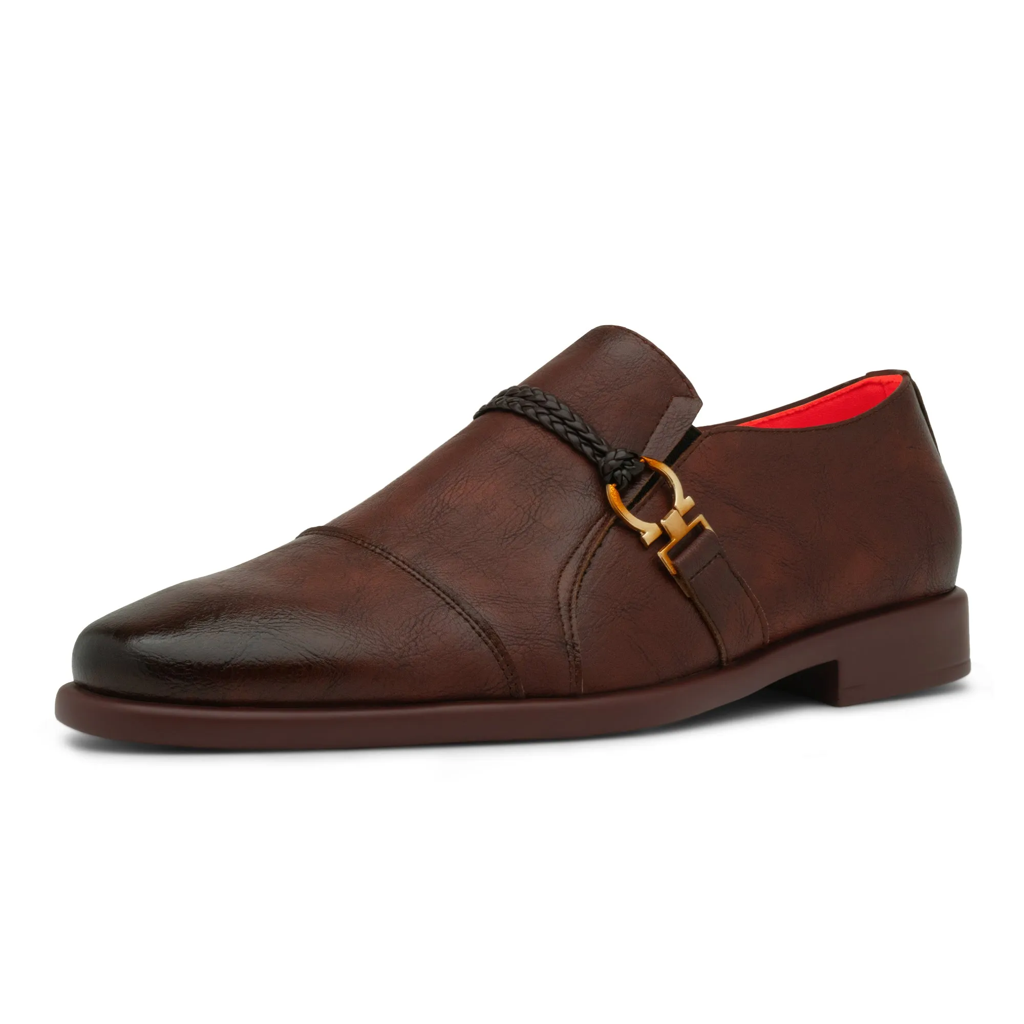 The Cuban L TAYNO Leather Cap Toe Loafer