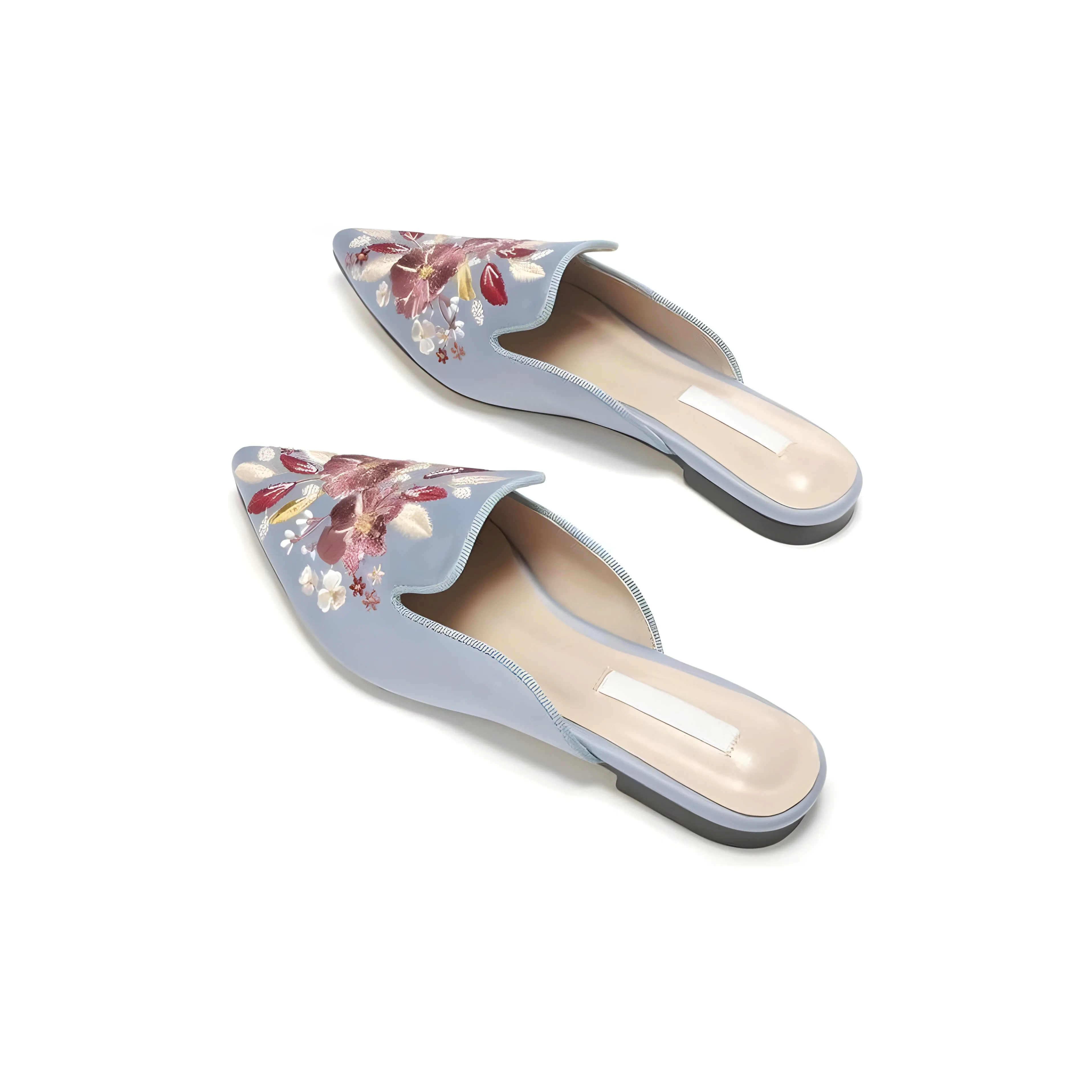 The Flora Satin Mules - Multiple Colors