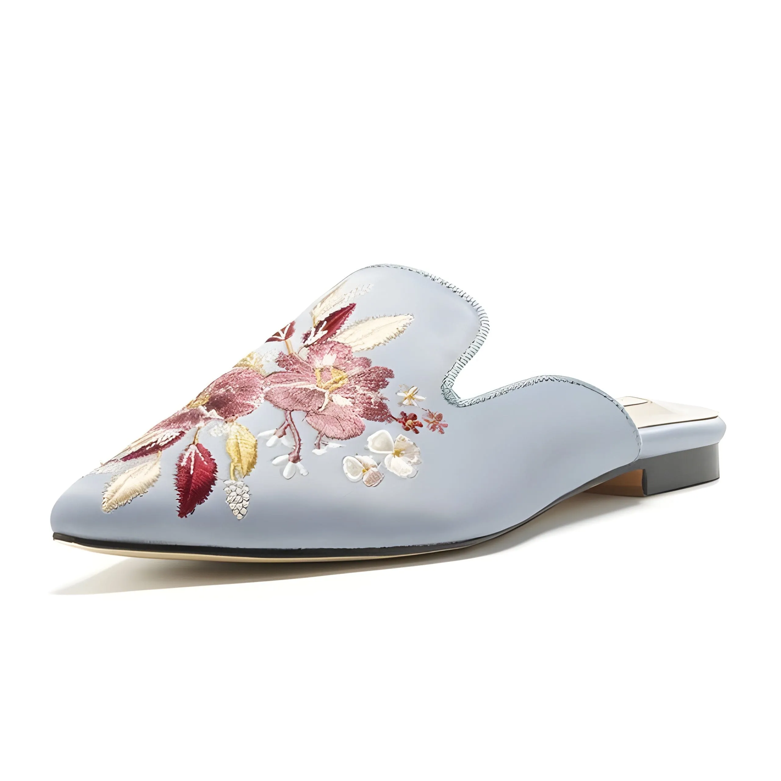 The Flora Satin Mules - Multiple Colors