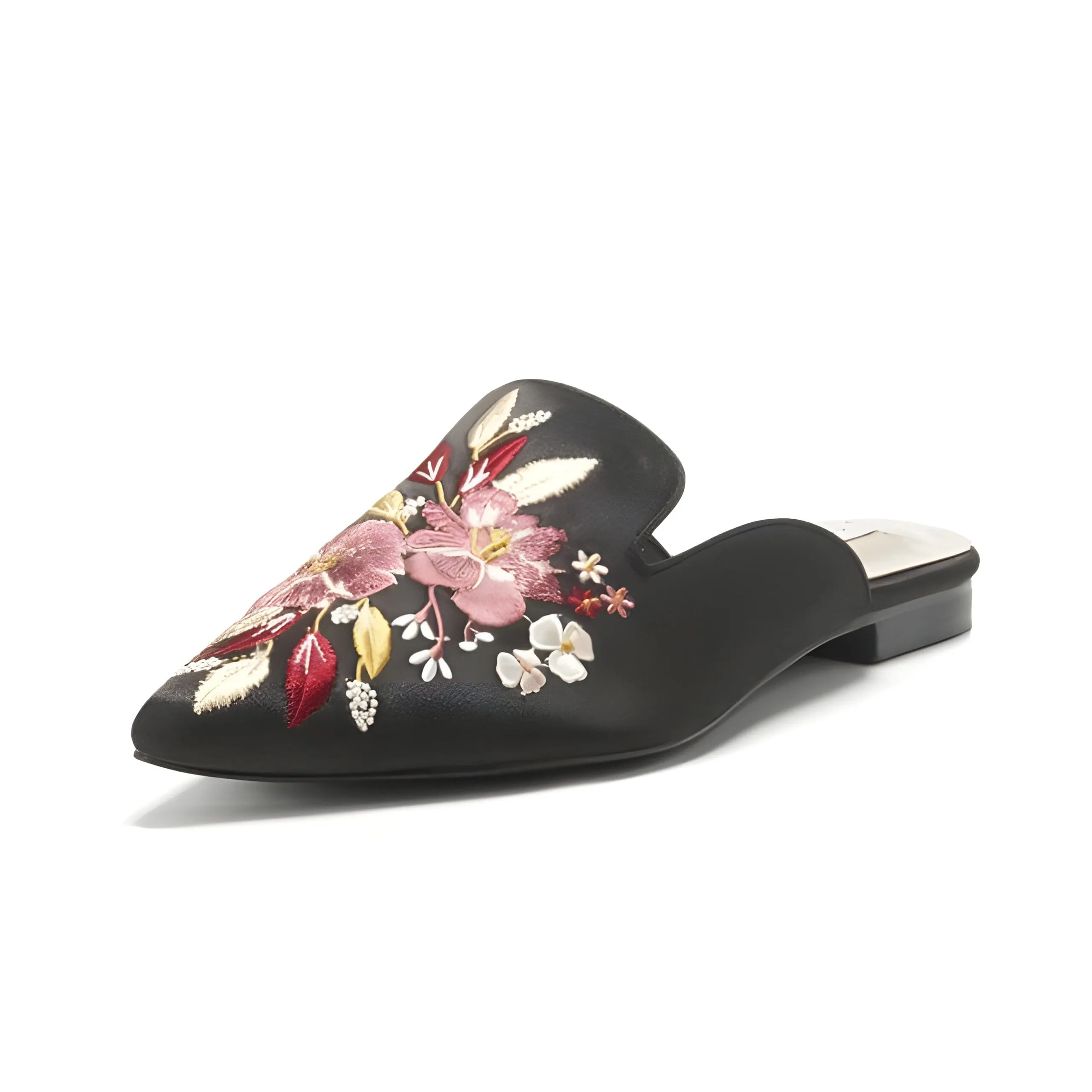 The Flora Satin Mules - Multiple Colors