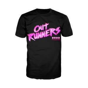 The Four Quarters Logo Outrunners Official Men's T-shirt (Black)