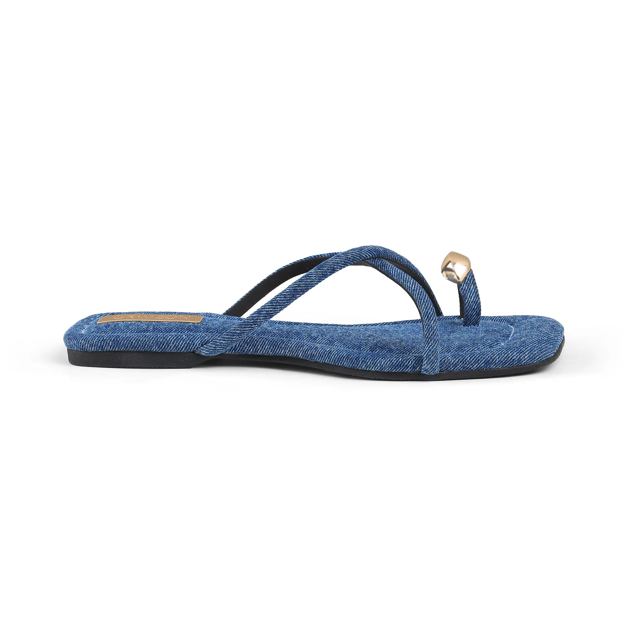 THEA- DENIM FLATS