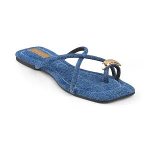 THEA- DENIM FLATS