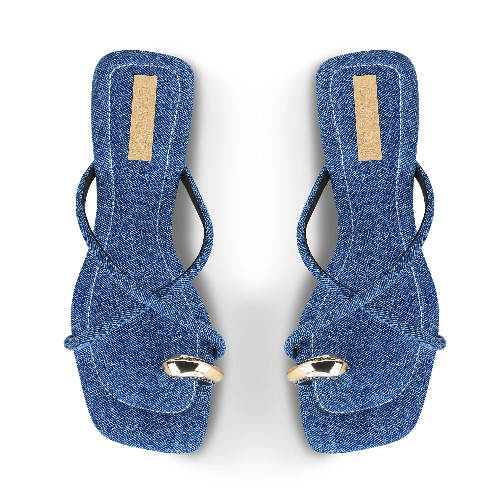 THEA- DENIM FLATS