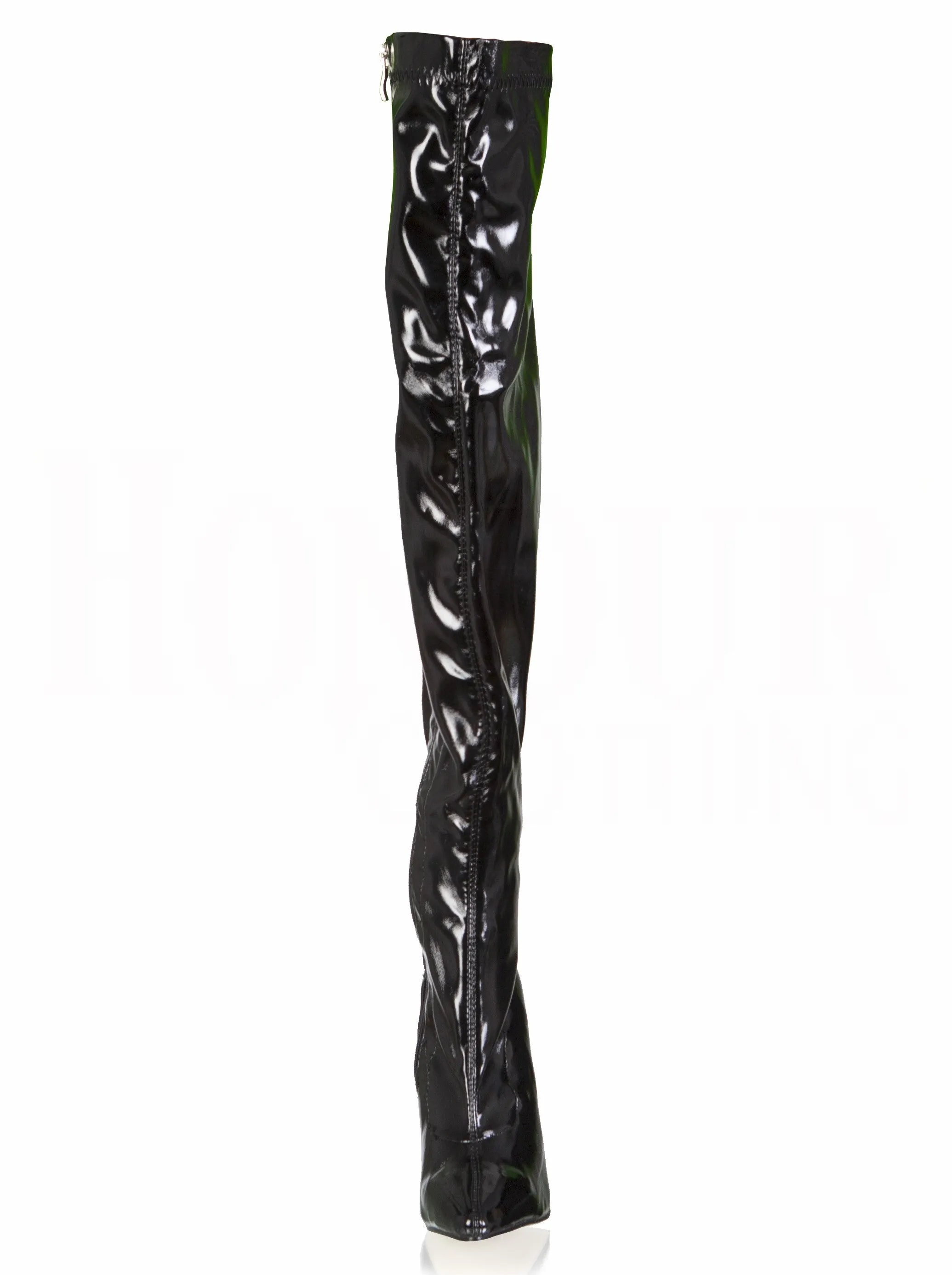 Thigh High PVC Heels