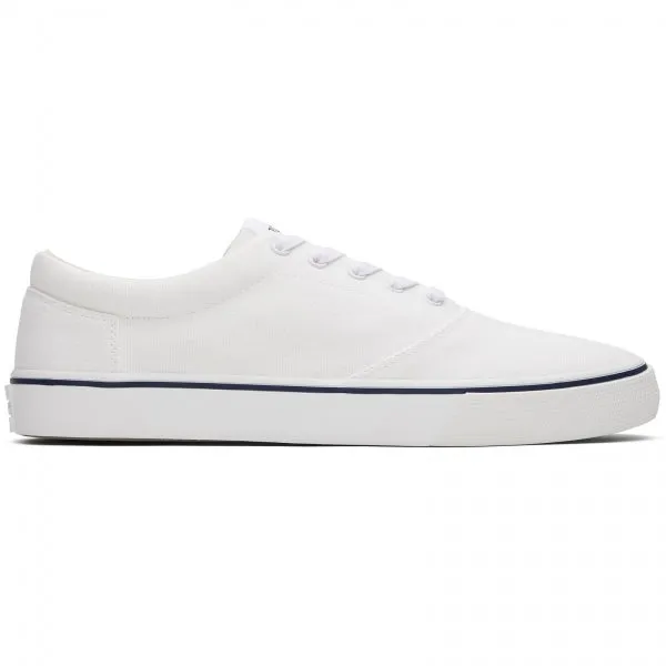 TOMS ALPARGATA FENIX Mens Textile Low Top Trainers White