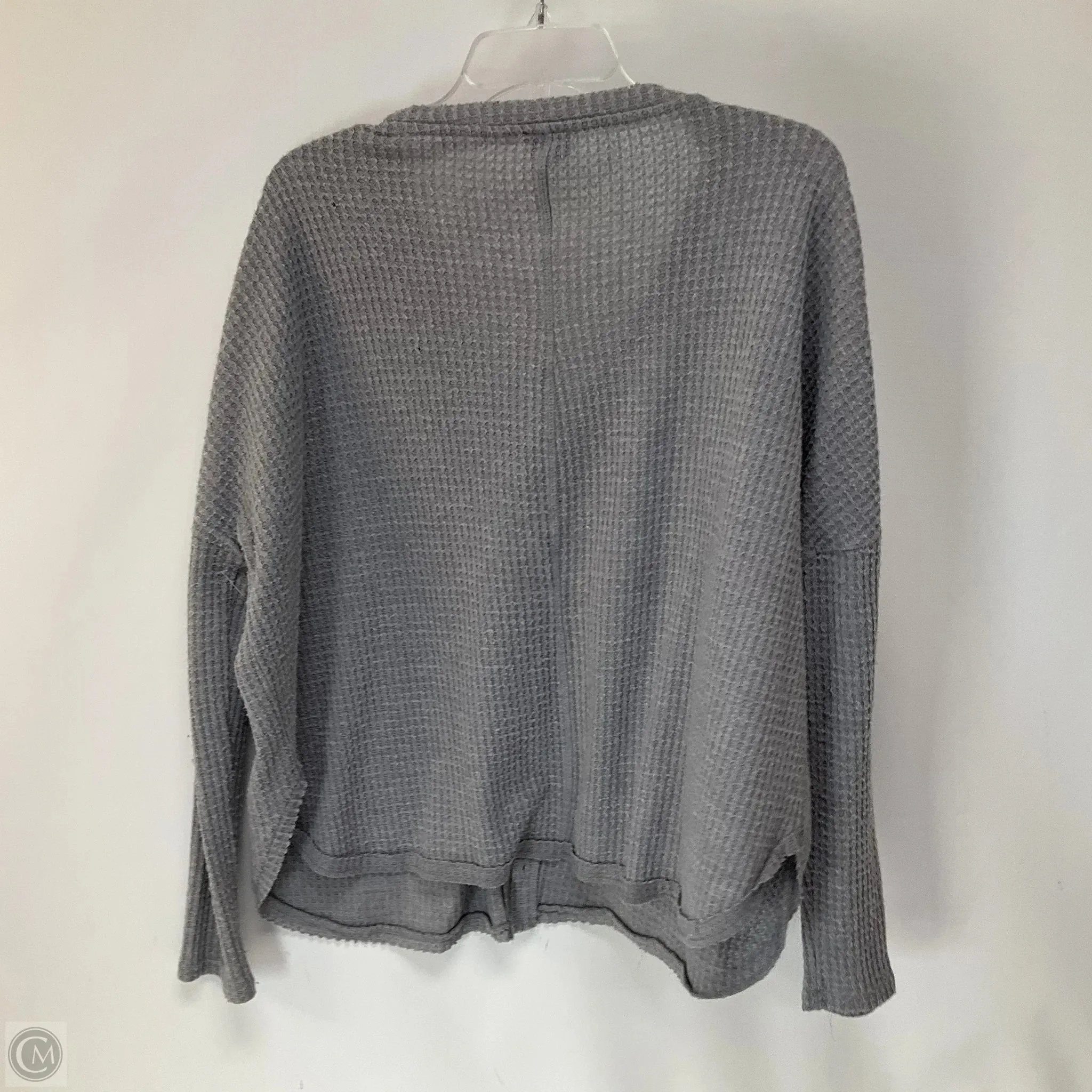 Top Long Sleeve By Urban Outfitters In Grey, Size: S