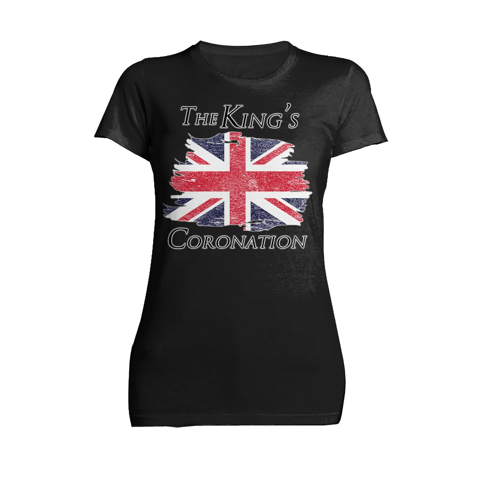 Urban Attitude Kings Coronation 2023 British Flag Women's T-shirt