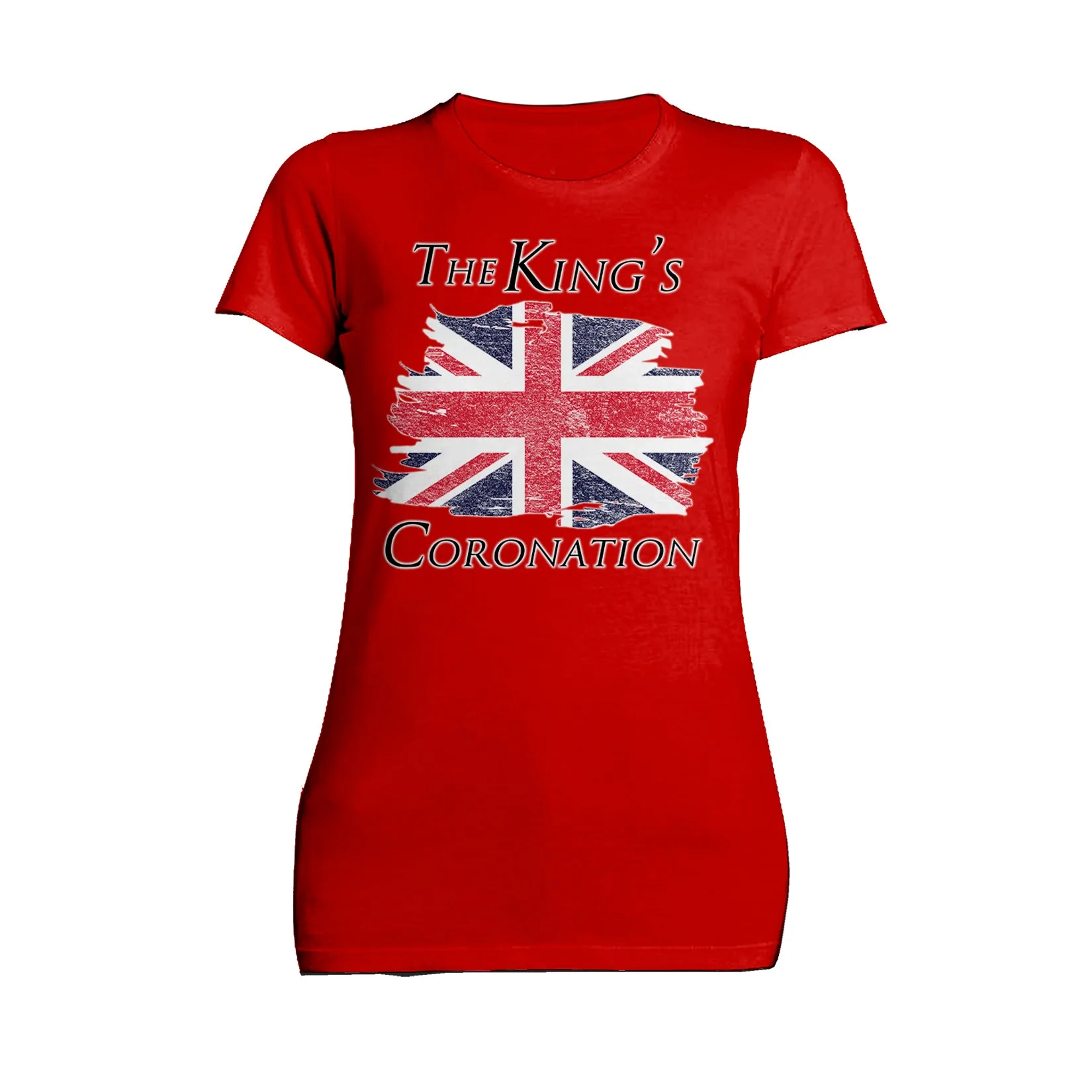 Urban Attitude Kings Coronation 2023 British Flag Women's T-shirt