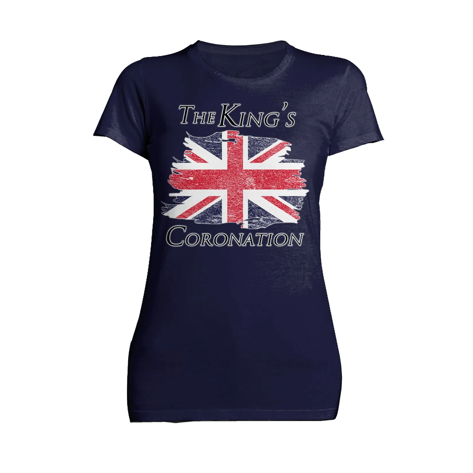 Urban Attitude Kings Coronation 2023 British Flag Women's T-shirt