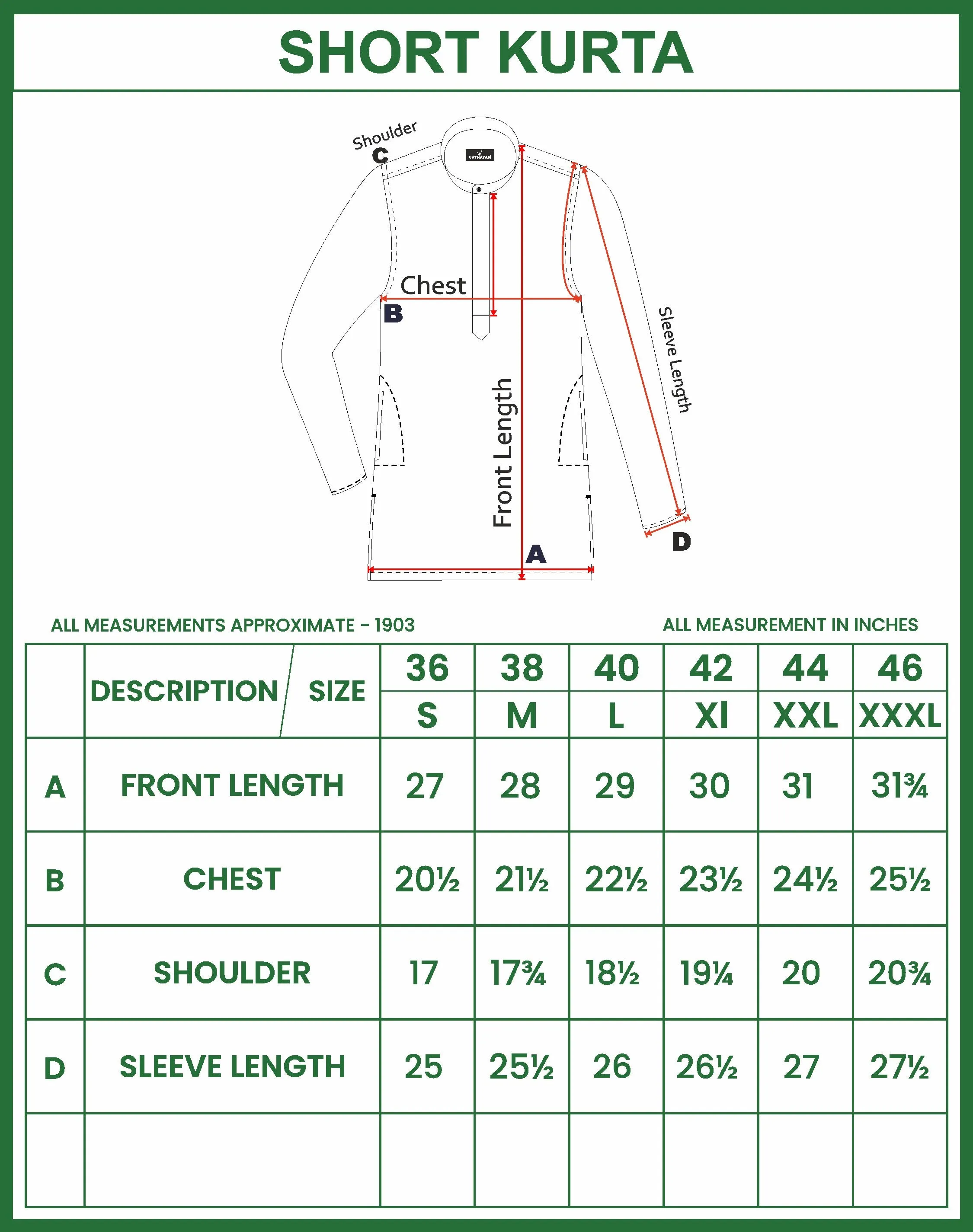 Urban - Avocado Green Short Kurta and Fancy Border Dhoti Set For Men  (Assorted Borders) | Uathayam