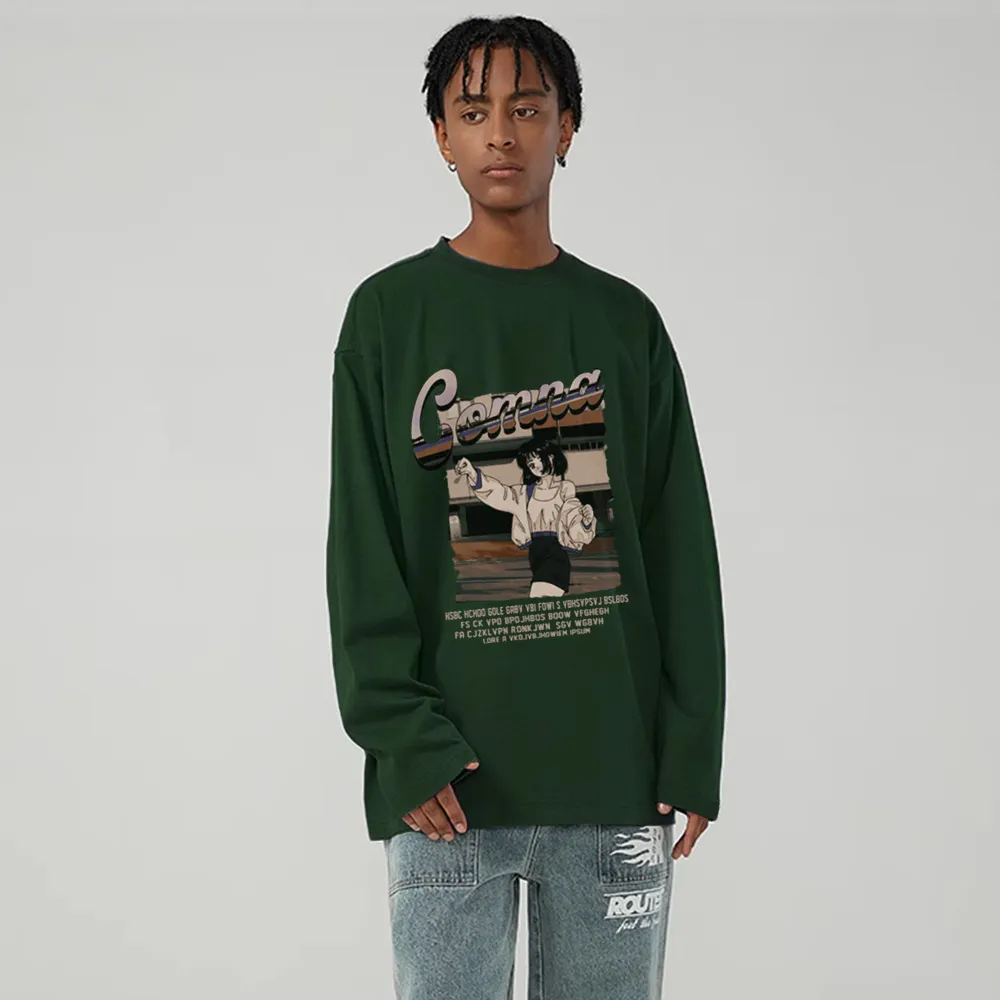 Urban ‘Japanese Girl’ Long Sleeve Shirt