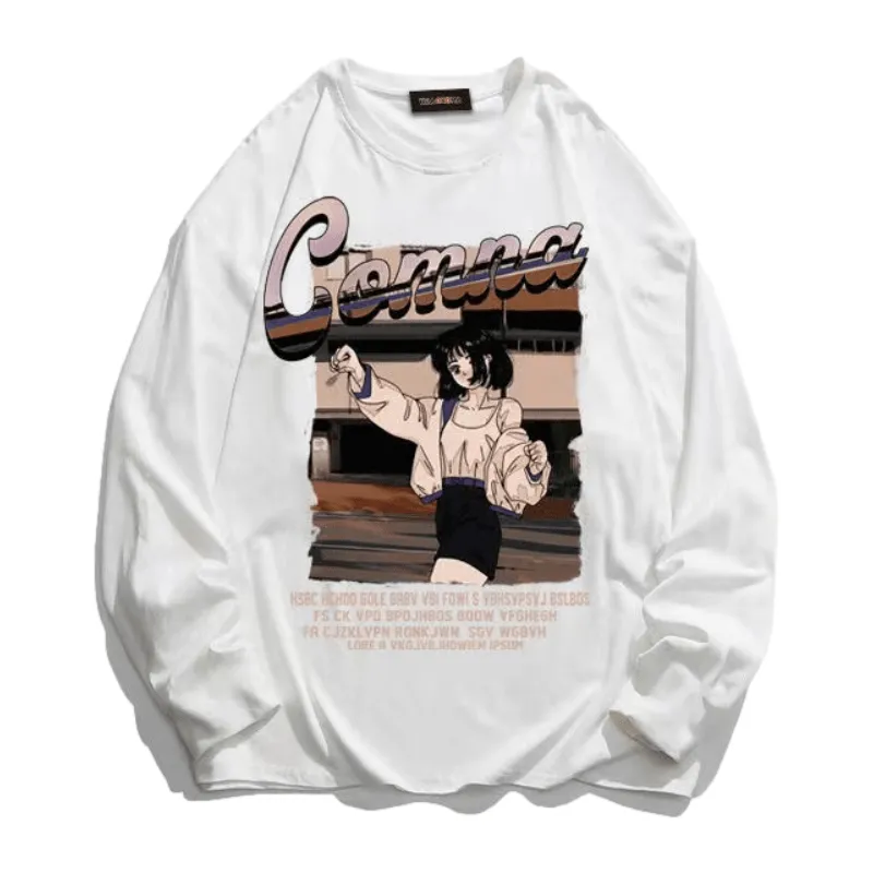 Urban ‘Japanese Girl’ Long Sleeve Shirt