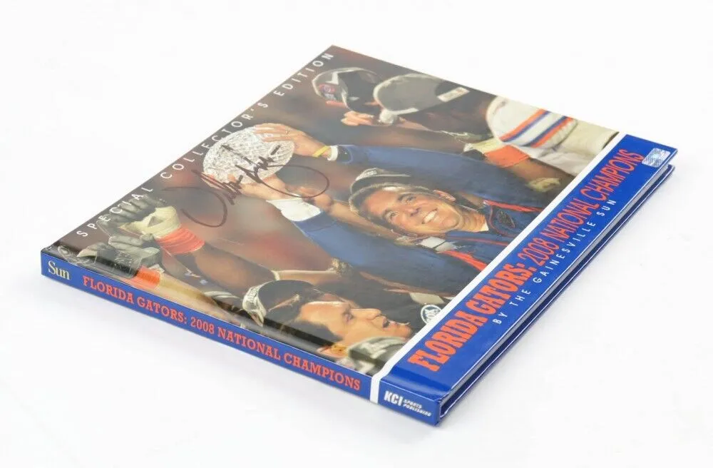 Urban Meyer Signed Florida Gators: 2008 National Champs / Collector's Edtn. Book