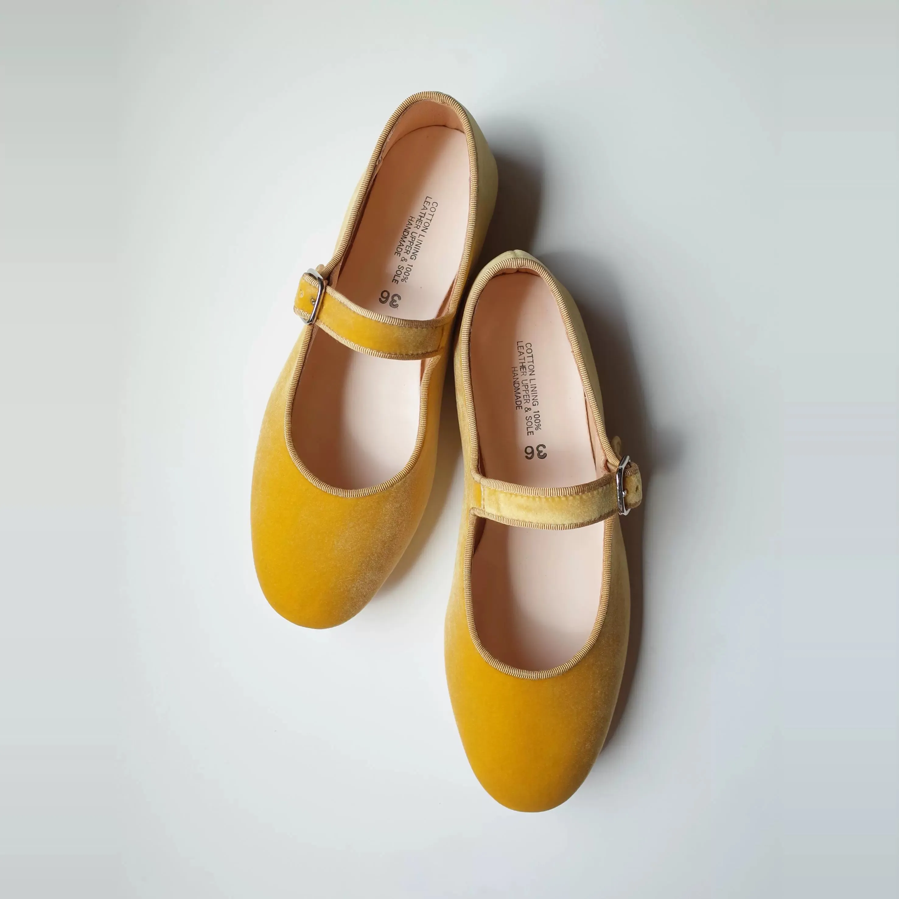 Velvet Mary Jane Shoes