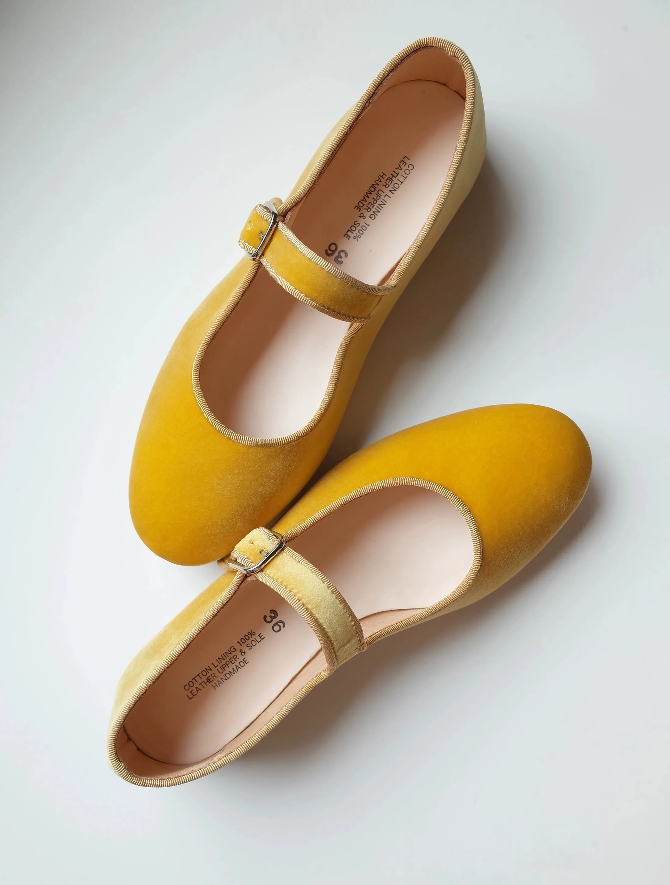 Velvet Mary Jane Shoes