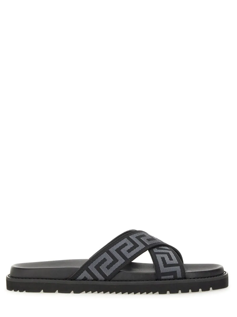 VERSACE Luxury Lace-Up Flats for Men