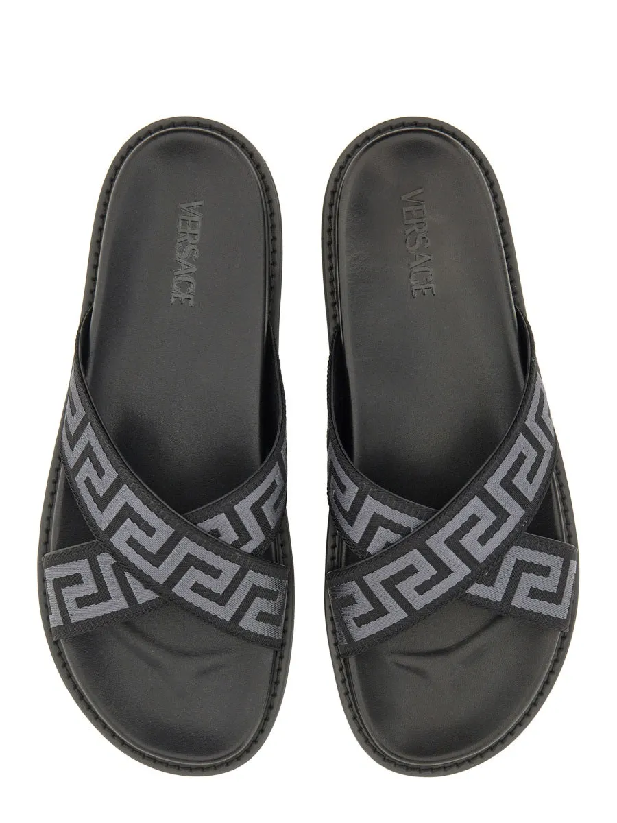 VERSACE Luxury Lace-Up Flats for Men