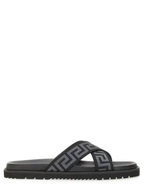 VERSACE Luxury Lace-Up Flats for Men