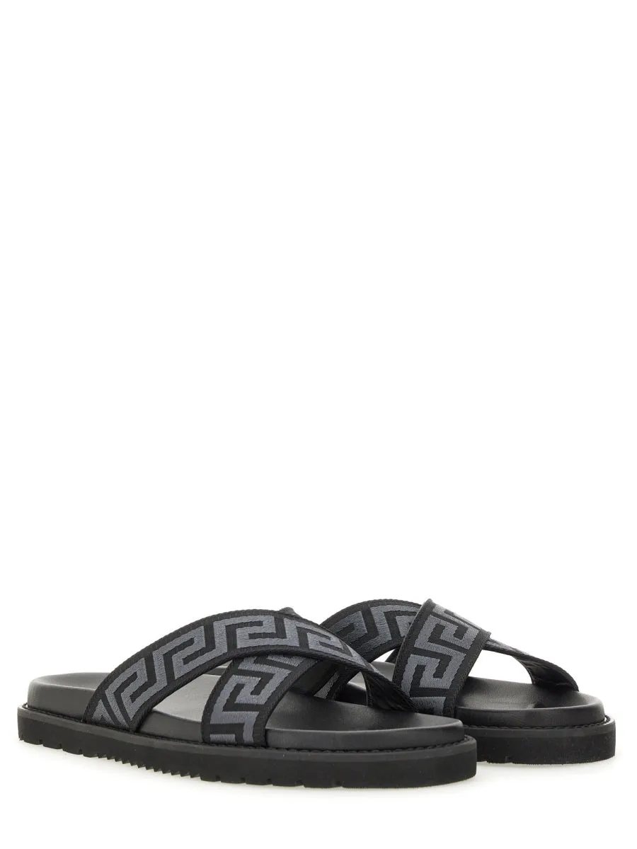 VERSACE Luxury Lace-Up Flats for Men