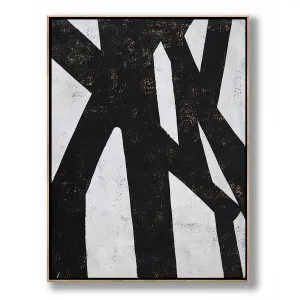 Vertical Minimal Geometric Painting H76V