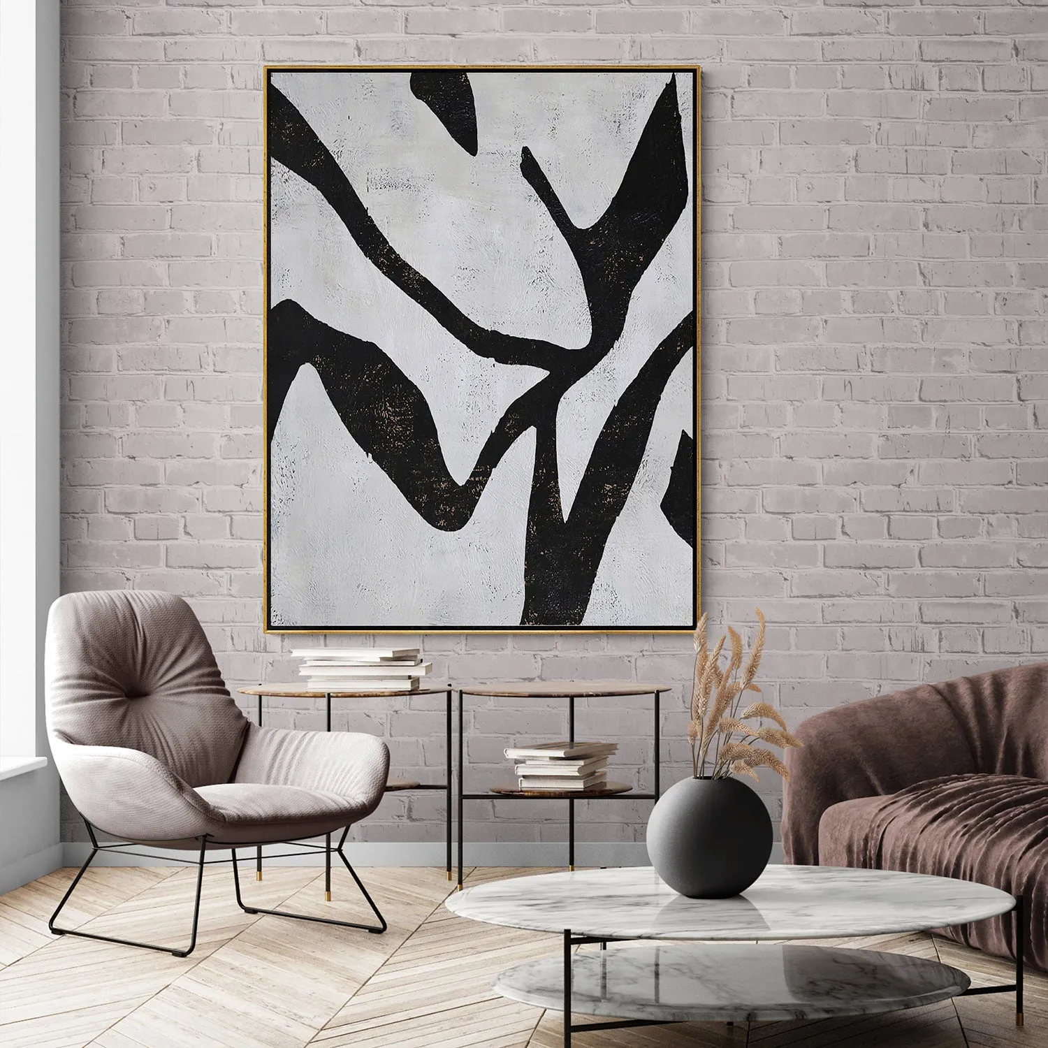 Vertical Minimal Painting H227V