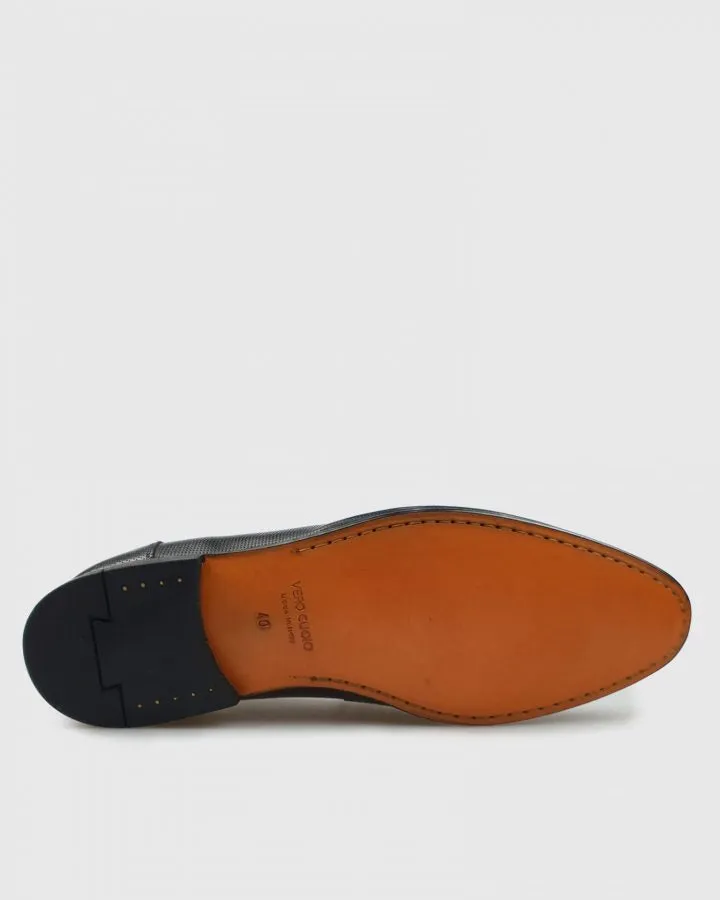 VINCENT & FRANKS VFSS19BEL PERFORATED BLACK LOAFER