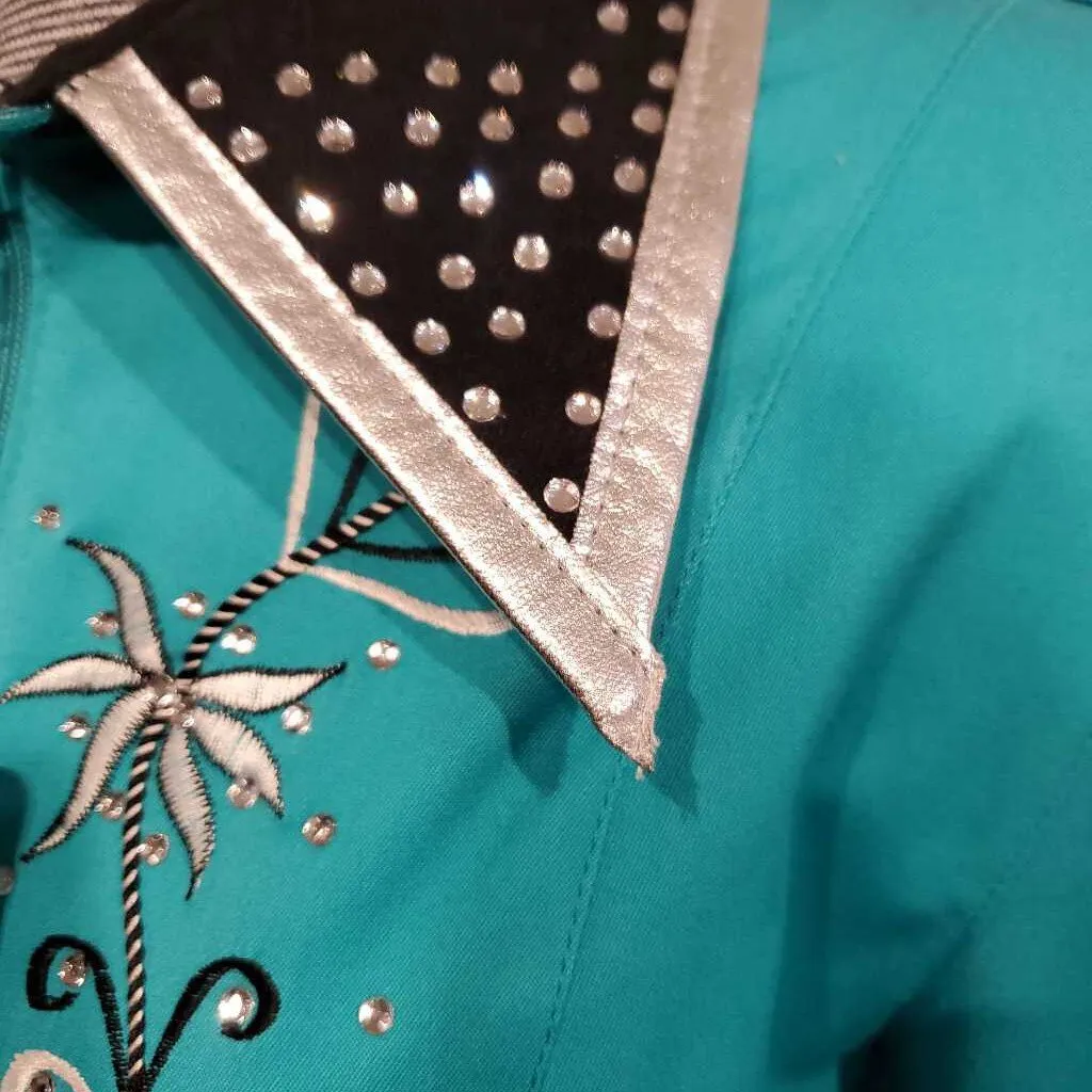 Western Collection Aqua with silver black