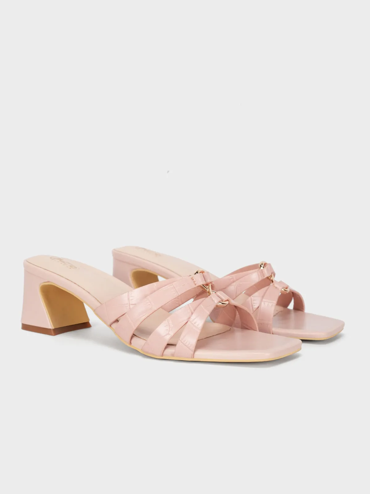 Women "ALEZAE" Block Heel Sandals