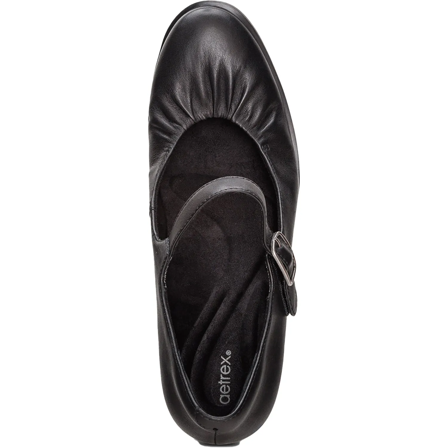 Women's Aetrex Sara Black Leather