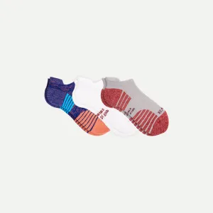 Women's Ankle Essentials: 3-Pack Mid-Weight Comfort Socks